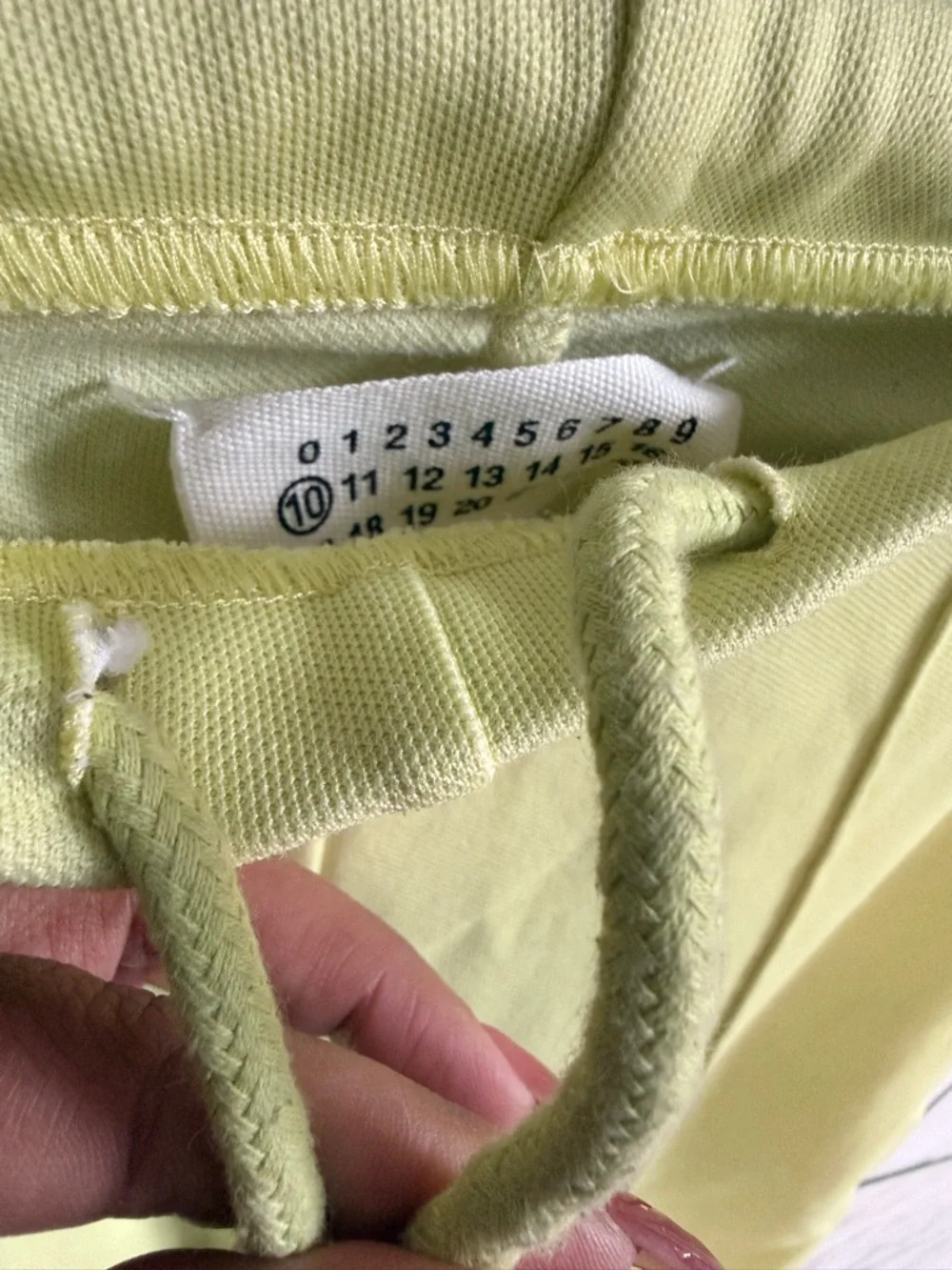Maison Margiela Lime Green Side Stripe Italian Track Pants SZ 34 (IT 50)
